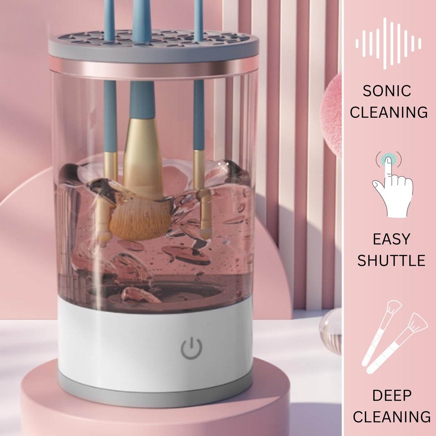 LIMPIADOR DE BROCHAS ELECTRICO: cuidado y belleza en un producto.