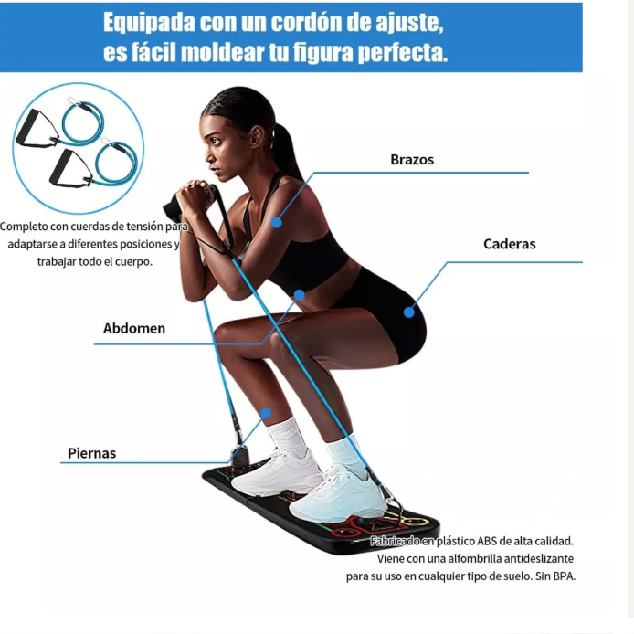 Tabla TotalGYM: ejercicio en casa, resultados de GYM