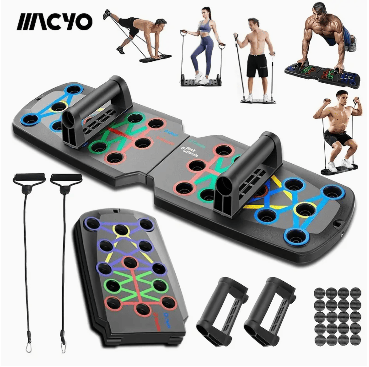 Tabla TotalGYM: ejercicio en casa, resultados de GYM