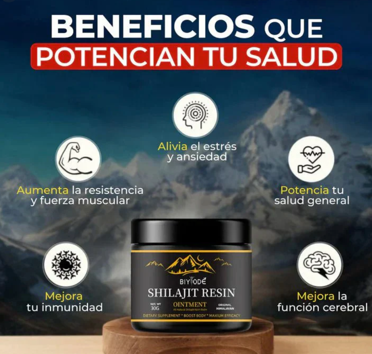 SHILAJIT RECIN x 60g: Ideal para rendir al máximo todos los días.