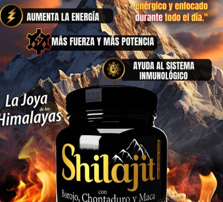SHILAJIT RECIN x 60g: Ideal para rendir al máximo todos los días.