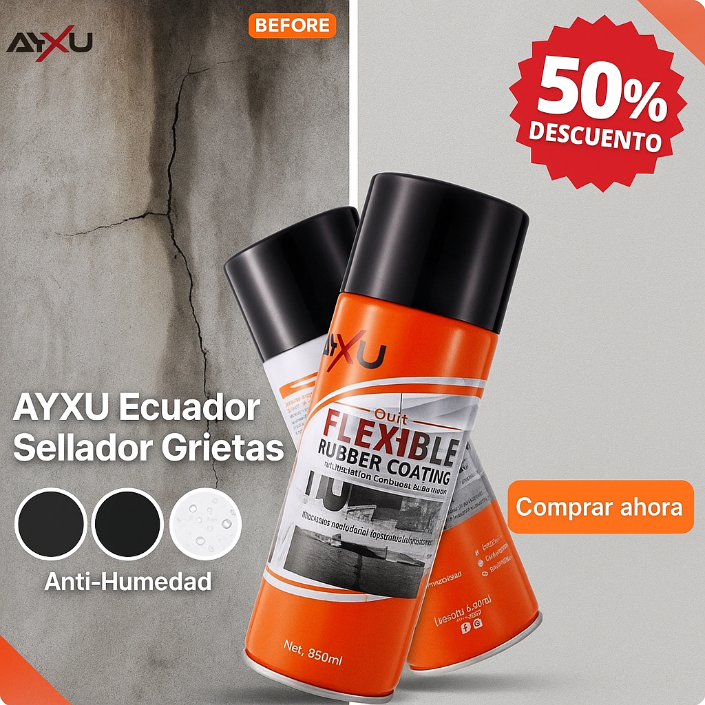 Spray Sellador Rubber Coating 3x1: soluciona la humedad, grietas y filtraciones