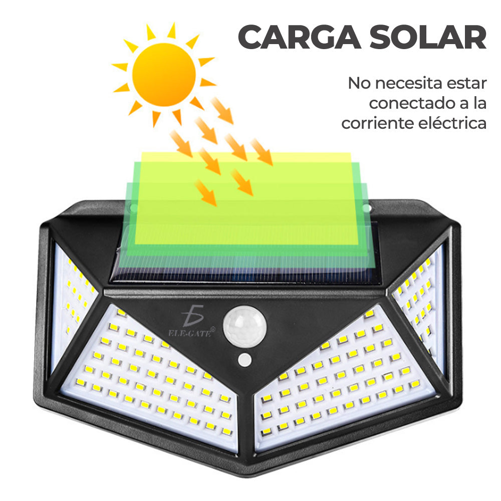 Lampar SOLAR 100 Leds X2: interiores y exteriores