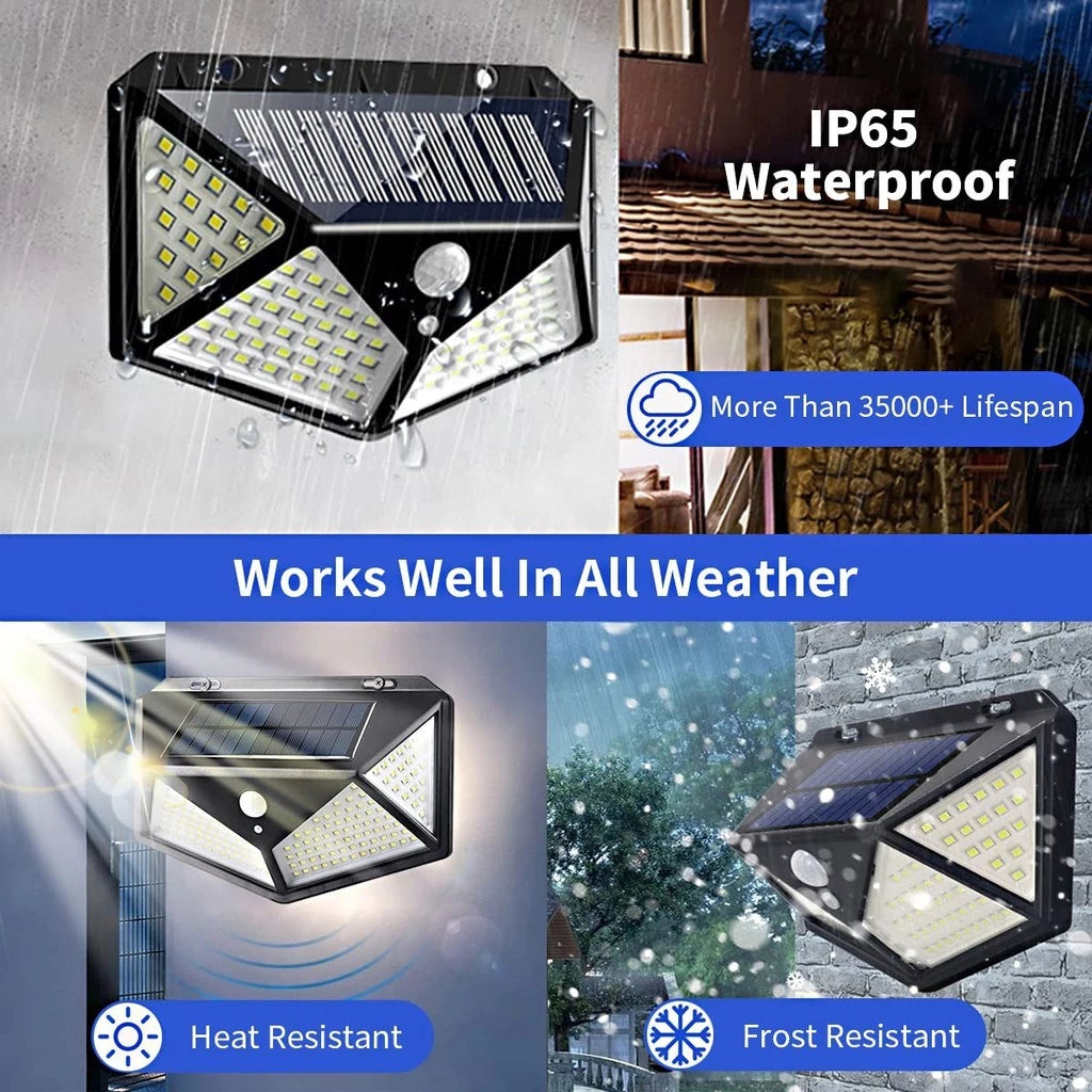 Lampar SOLAR 100 Leds X2: interiores y exteriores