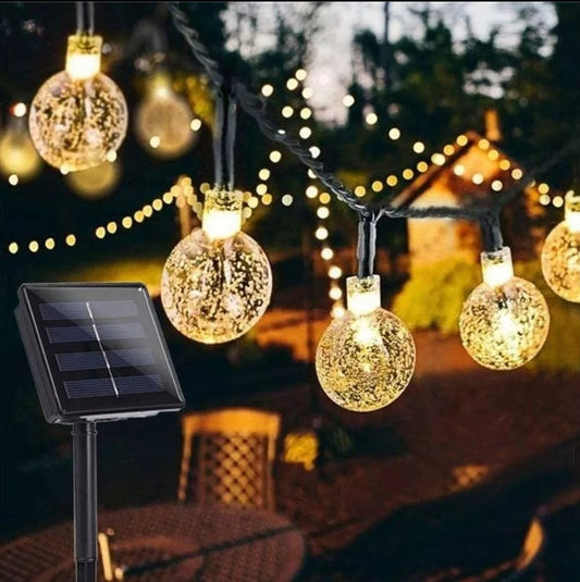 Luces Navideñas (Tipo Guirnalda) + carga solar