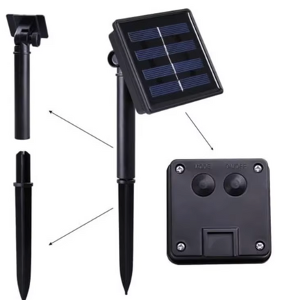 Luces Navideñas (Tipo Guirnalda) + carga solar