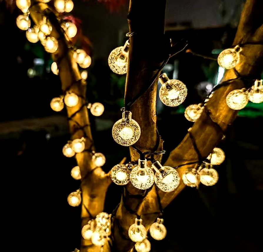 Luces Navideñas (Tipo Guirnalda) + carga solar