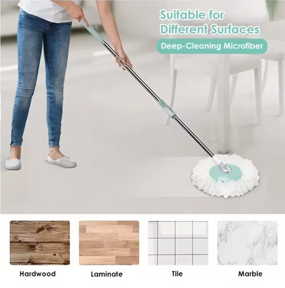 Mopa Giratoria 360° – La revolución en la limpieza del hogar