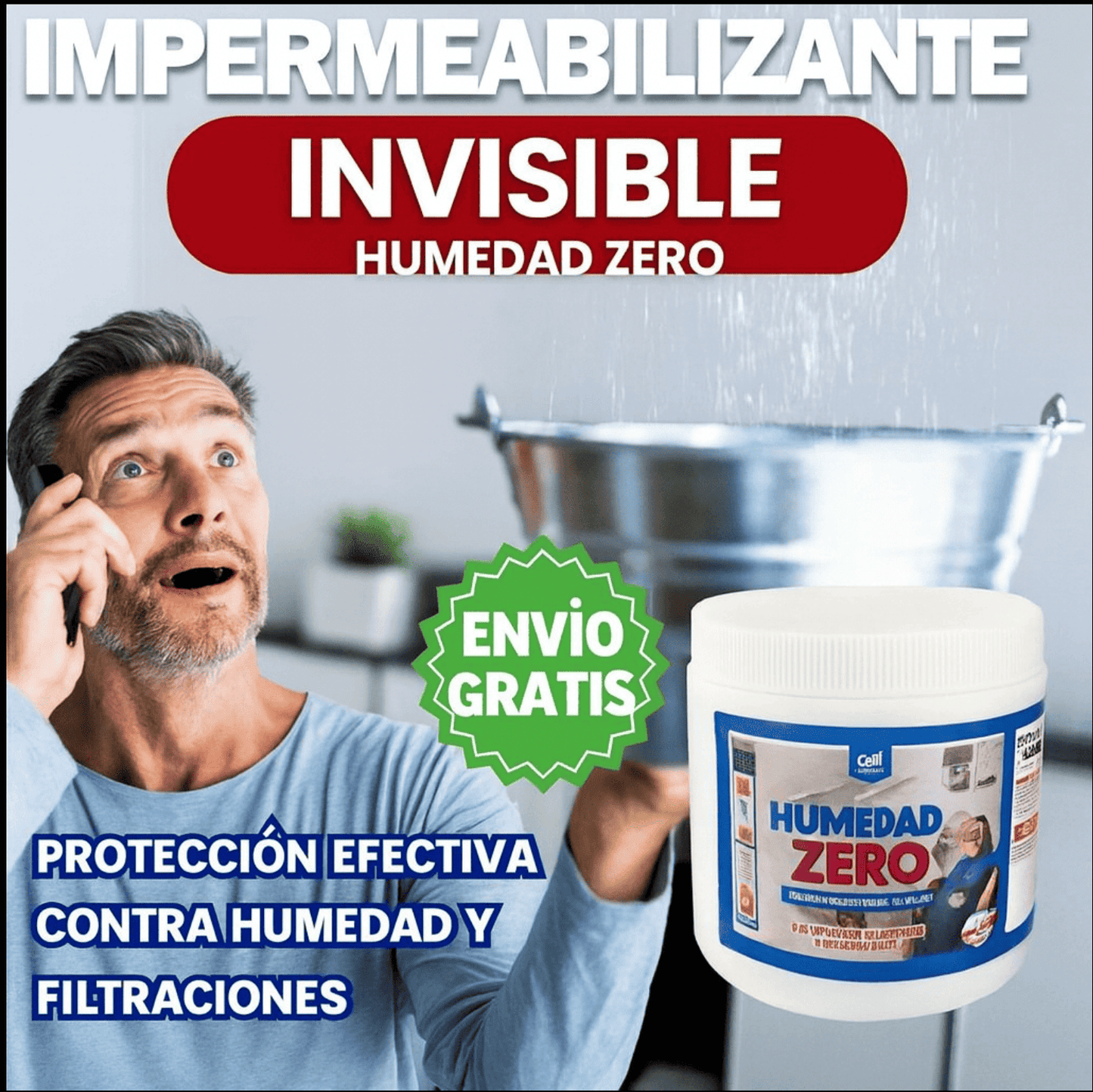 Humedad ZERO elimina la humedad.