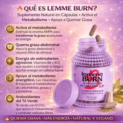 Lemme Burn® – Apoyo natural para activar tu metabolismo y energía diaria