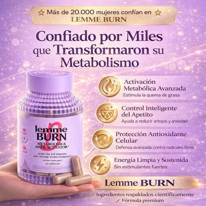 Lemme Burn® – Apoyo natural para activar tu metabolismo y energía diaria