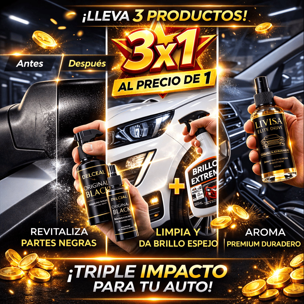 Mirror Shine Elite 3X1 – Brillo, Renovación y Aroma Premium Renovado
