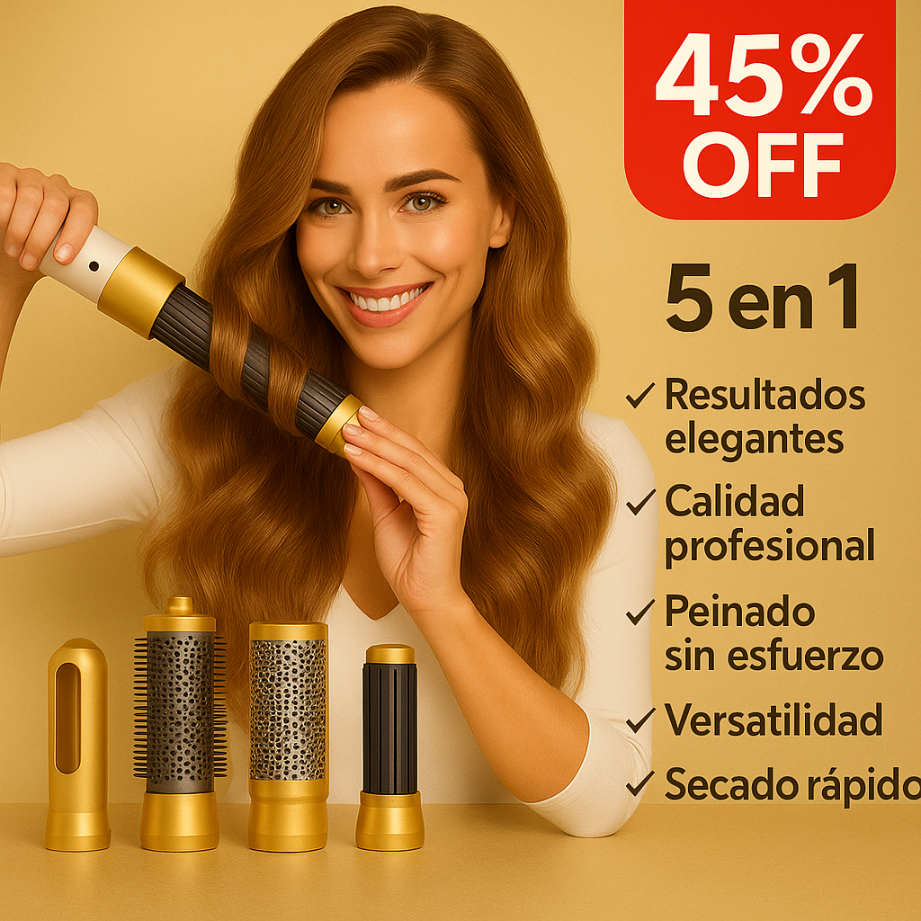 Glam-AIR 5 EN 1®: Resultados duraderos y profesionales