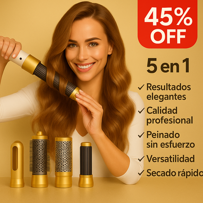 Glam-AIR 5 EN 1®: Resultados duraderos y profesionales