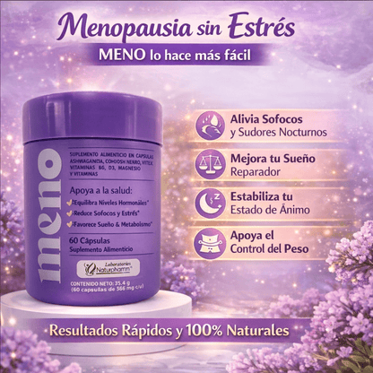 "Recupera tu equilibrio, tu sueño y tu figura." La única fórmula avanzada que alivia los síntomas de la menopausia mientras reactiva tu metabolismo.