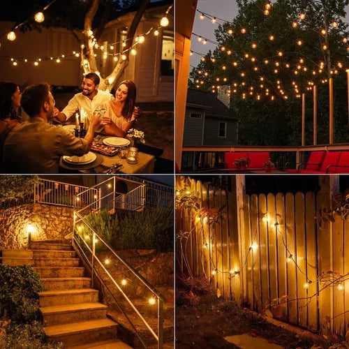 Luces Navideñas (Tipo Guirnalda) + carga solar
