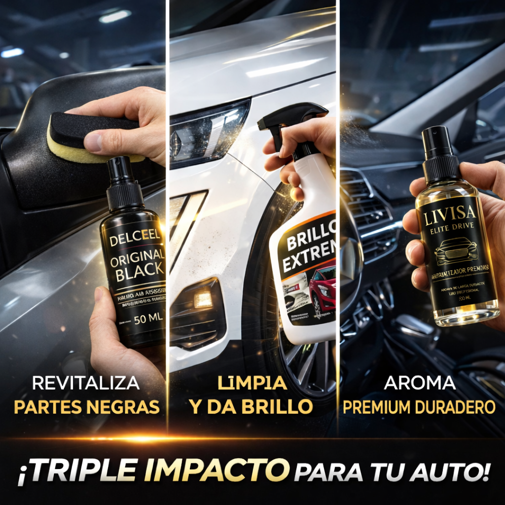 Mirror Shine Elite 3X1 – Brillo, Renovación y Aroma Premium Renovado