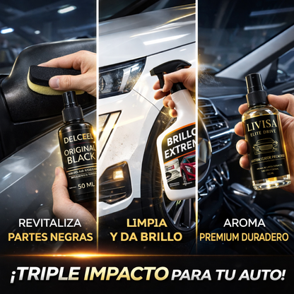 Mirror Shine Elite 3X1 – Brillo, Renovación y Aroma Premium Renovado