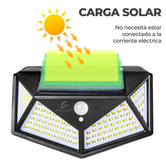 Lampar SOLAR 100 Leds X2: interiores y exteriores