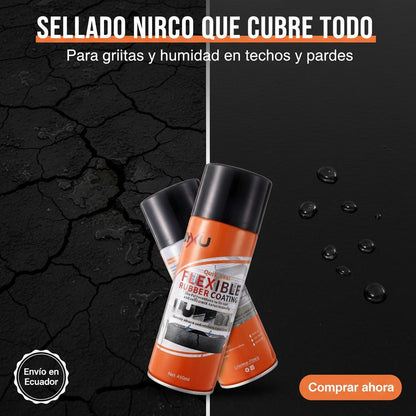 Spray Sellador Rubber Coating 3x1: soluciona la humedad, grietas y filtraciones