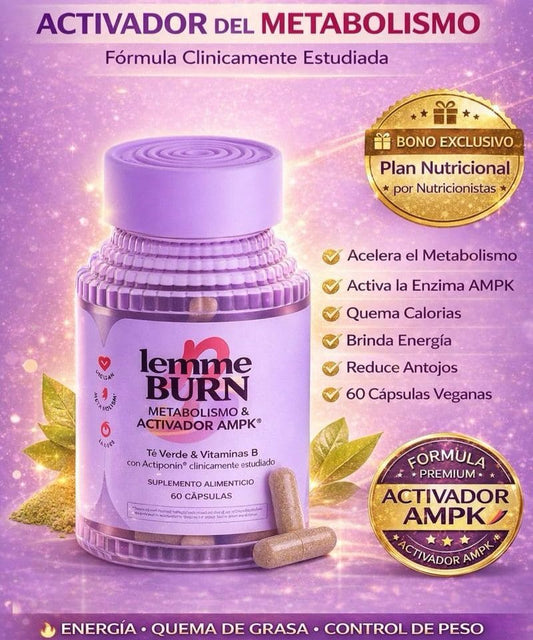 Lemme Burn® – Apoyo natural para activar tu metabolismo y energía diaria